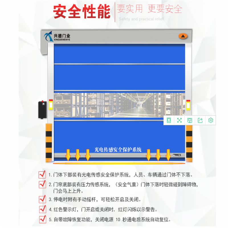 快速卷簾門(mén)電機(jī)漏油如何處理